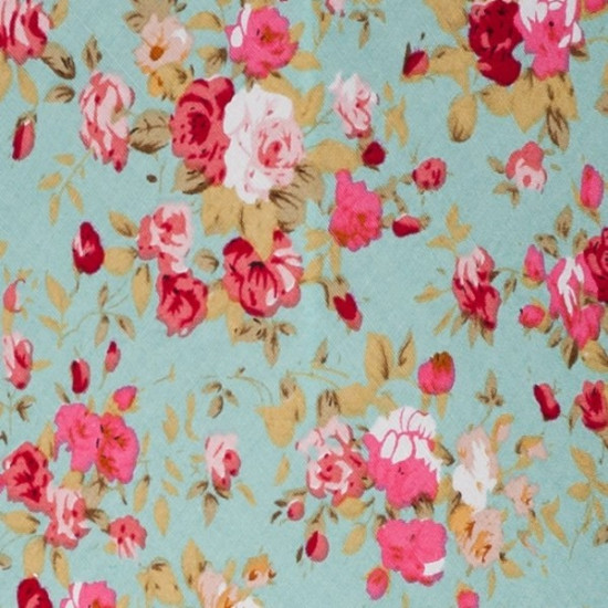 Green Floral Swatch