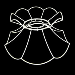 Crown Top Lampshade Frame