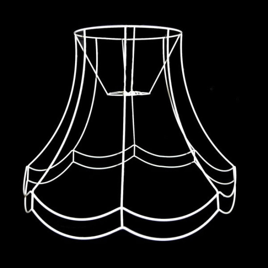 Double Scallop Lampshade Frame
