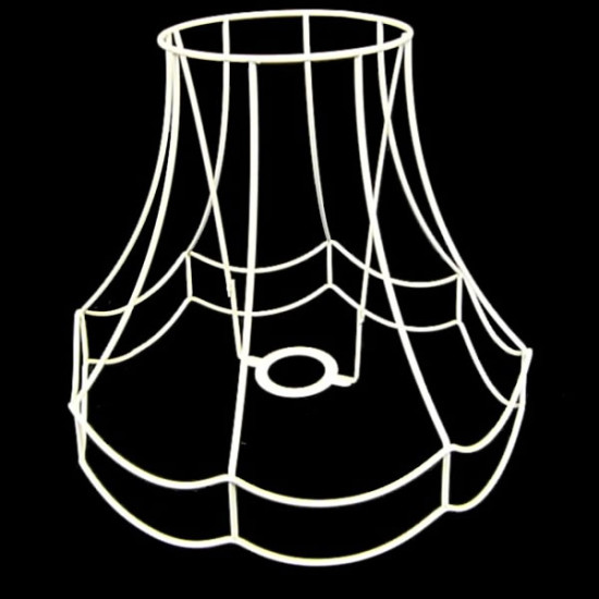 Double Scallop Lampshade Frame