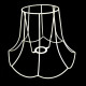 Single Scallop Lampshade Frame