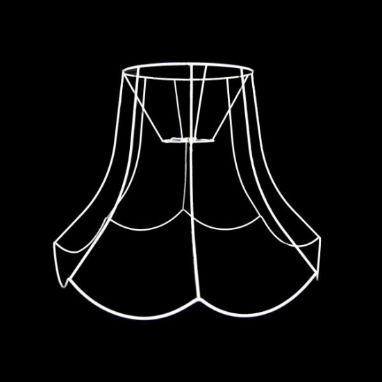 Single Scallop Lampshade Frame