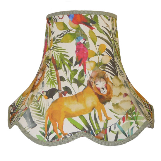King Of The Jungle Lion Fabric Lampshades