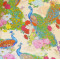 Cream Peacock Fabric