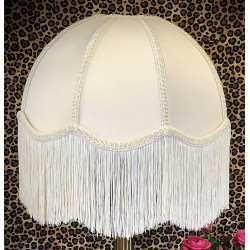 Cream Dome Fabric Lampshade