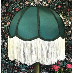 Dark Green Dome Fabric Lampshade
