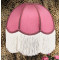 Pink Dome Fabric Lampshade