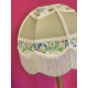 Sage Green and William Morris Panelled Fabric Lampshade