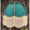 Teal Azure Dome Fabric Lampshade