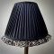 Black Lynx Ruffled Bottom Tapered Empire Lampshade
