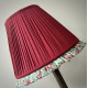 Rosso Red Green Floral Ruffled Bottom Lampshade
