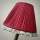 Rosso Red Green Floral Ruffled Bottom Lampshade