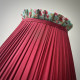 Rosso Red Green Floral Ruffled Lampshade