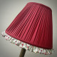 Rosso Red Rose Floral Ruffled Bottom Lampshade
