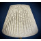 Cora Dove Pleated Tapered Empire Fabric Lampshade
