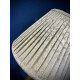 Cora Dove Pleated Tapered Empire Fabric Lampshade
