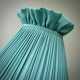 Duck Egg Blue Ruffled Top Fabric Tapered Empire Lampshade