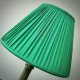Emerald Green Gathered Fabric Tapered Empire Lampshade