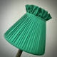Emerald Green Ruffled Top Fabric Lampshade