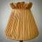 Gold Ruffled Top Fabric Lampshade
