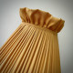 Gold Ruffled Top Fabric Lampshade
