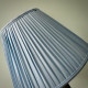 Powder Blue Gathered Fabric Lampshade