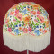 Vibrant Floral and Cream Dome Lampshade