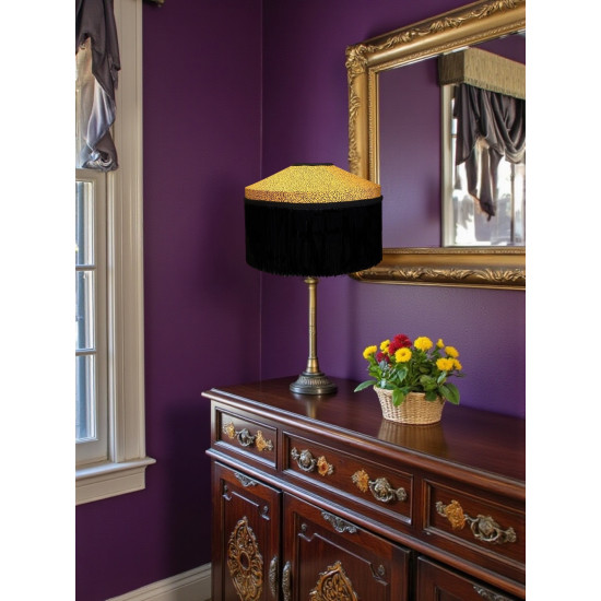 Gold Animal Print Tiffany Lampshades