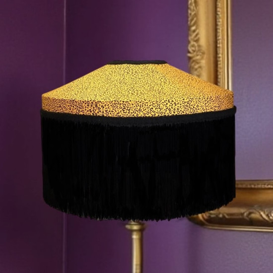 Gold Animal Print Tiffany Lampshades