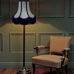 Khaki Green and Black Animal Print Fabric Lampshades