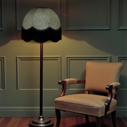 Khaki Green Animal Print Dome Fabric Lampshades