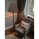 Khaki Green Animal Print Gathered Fabric Lampshade