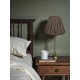 Khaki Green Animal Print Gathered Fabric Lampshade