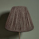 Khaki Green Animal Print Gathered Fabric Lampshade
