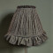 Khaki Green Animal Print Ruffled Fabric Lampshade