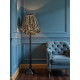 Leopard Animal Print Ruffled Fabric Lampshade