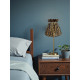 Leopard Animal Print Ruffled Top Fabric Lampshade