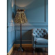 Leopard Animal Print Ruffled Top Fabric Lampshade