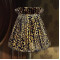 Leopard Animal Print Ruffled Top Fabric Lampshade