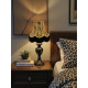 Leopard Animal Print and Gold Fabric Lampshades