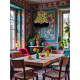 Leopard Animal Print and Pink Fabric Lampshades