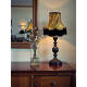 Leopard Animal Print and Black Fabric Lampshades