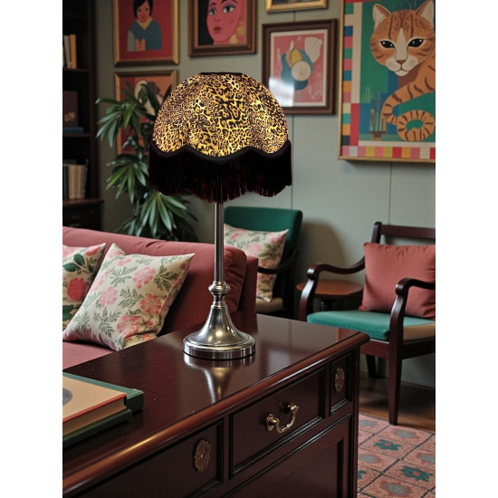 Leopard Animal Print Dome Fabric Lampshades