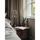 Lynx Animal Print Gathered Fabric Lampshade