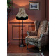 Lynx Animal Print and Green Fabric Lampshades