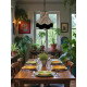 Lynx Animal Print and Green Fabric Lampshades