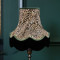 Lynx Animal Print and Green Fabric Lampshades