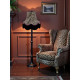 Lynx Animal Print and Purple Fabric Lampshades