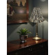 Lynx Animal Print Ruffled Fabric Lampshade
