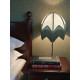 Ivory and Green Art Deco Fabric Lampshade